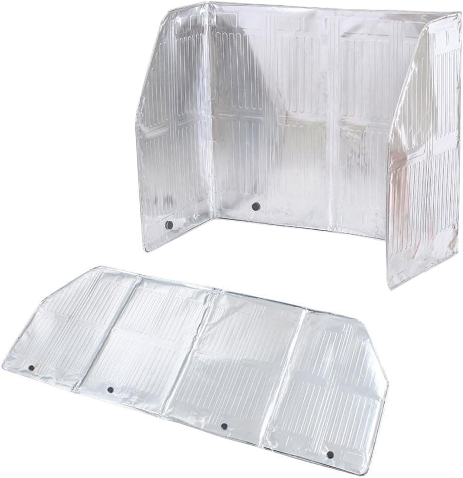 Kitchen Oil Splash Guard Aluminum Foil Gas Stove Shield Oil Splatter Screen Kitchen Tool (120 x 50cm)