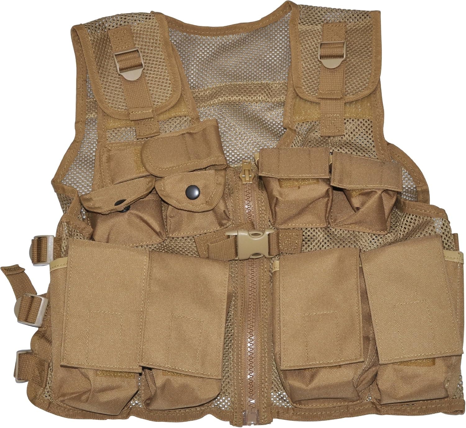 Modern Warrior Junior Camo Tactical Vest Fits Children and Teens 50-125-Pounds
