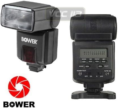 Dedicated Bower SFD926 ETTL Powerful Bounce & Zoom LCD Flash For NIKON D200 D100 D700 D70S D80 D70 D50 D5000 D3000 D300S D90 D40 D40X D60 D3 D2H D3X D700 D300 Includes Built In Difusser & Reflector
