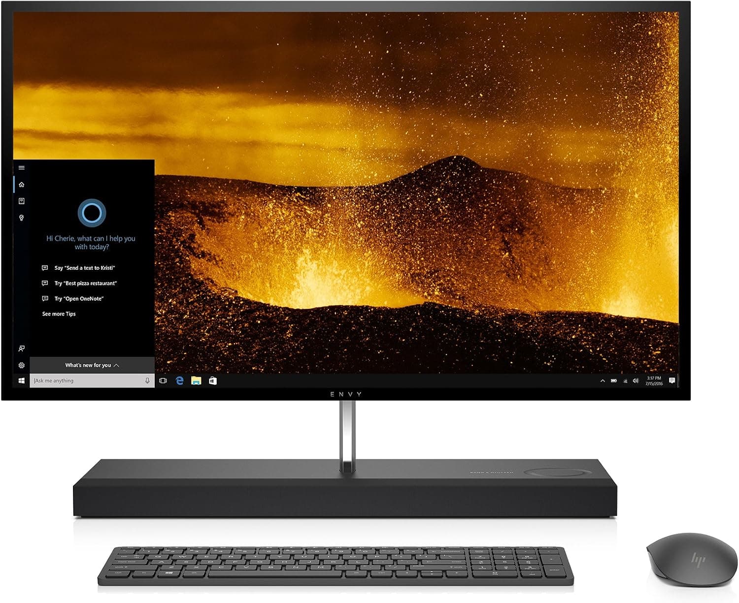 HP 27-b010 Envy All-in-One (Intel Core i7-6700T, 16GB RAM, 1TB HHD, 128G SSD) with Windows 10