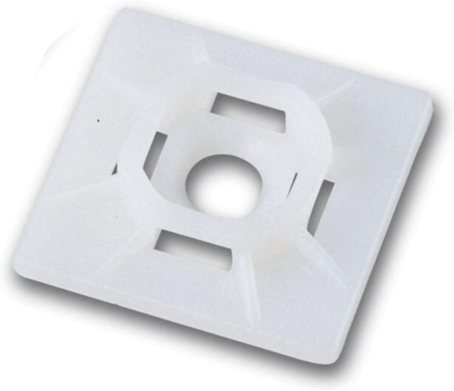Ancor 199231 Cable Tie Mount, Natural, #8 Screw, 25pc