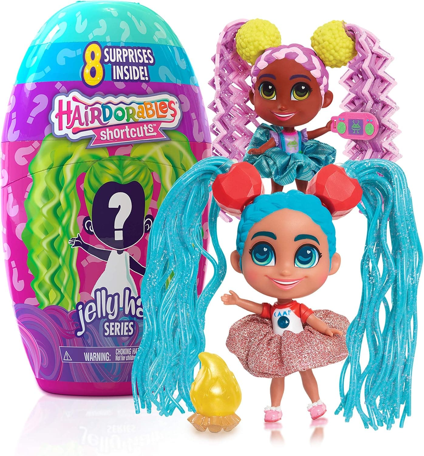 Just Play Hairdorables Shortcuts Collectible Dolls, Series 2