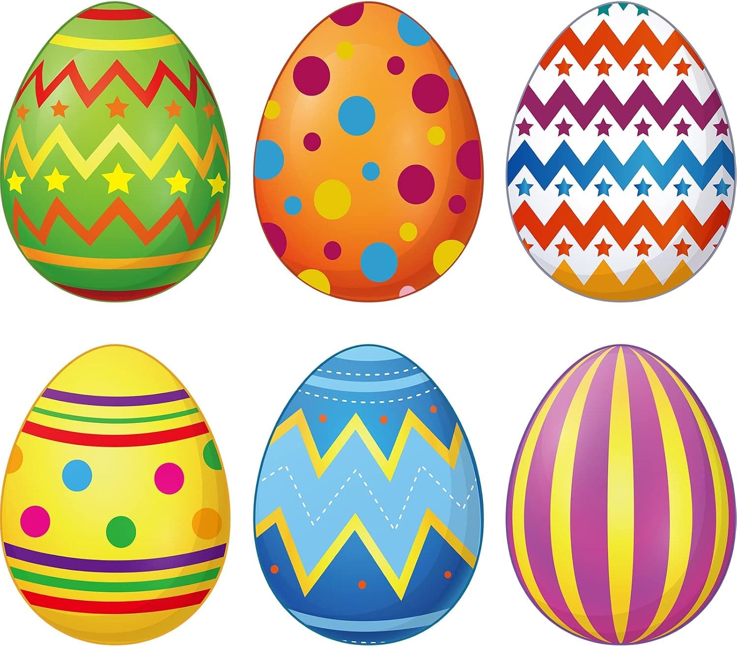 24 Pieces Easter Eggs Placemats Spring Easter Disposable Paper Table Mats Easter Eggs Shaped Party Supplies for Easter Party Funny Bunny Eggs Dinner Dining Table Decoration, 13 x 17 Inches