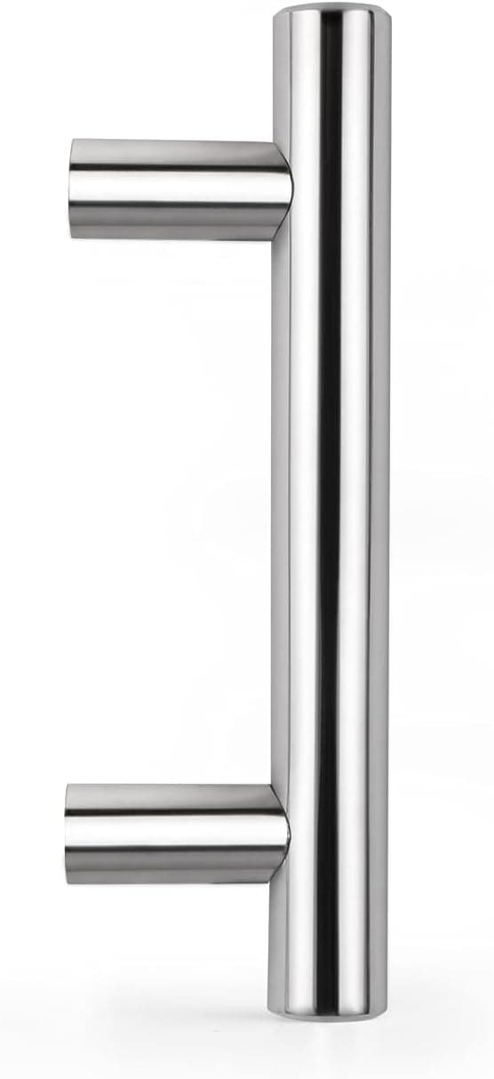 Probrico 5 Pack Polished Chrome Cabinet Handles 3-3/4 Inch Hole Centers, Kitchen Drawer Dresser Pulls T Bar Style, 6 Inch Length Cabinet Pulls for Kitchen Cupboard Bathroom Handles