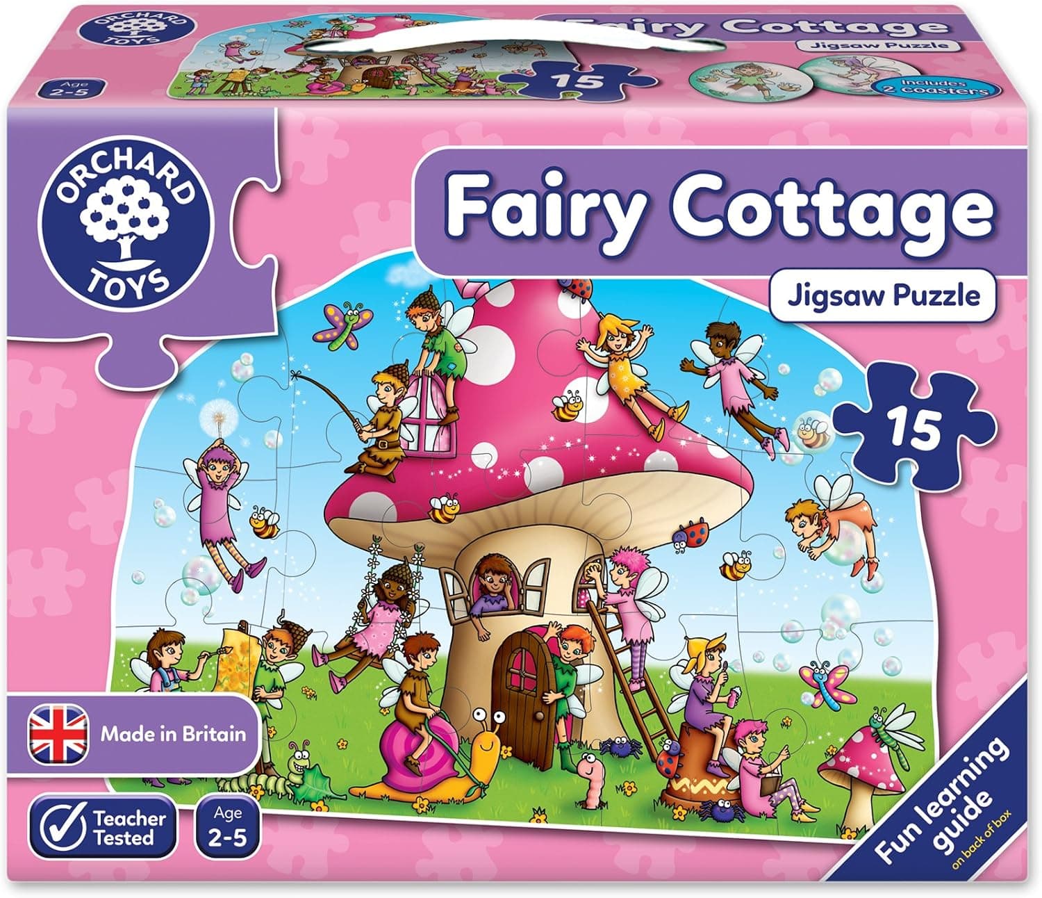 Fairy Cottage Shaped Floor Puzzle