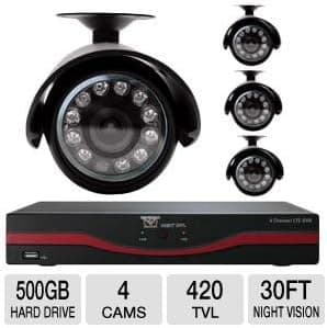 Night Owl 4 Channel LTE Full D1 DVR 500GB HDD