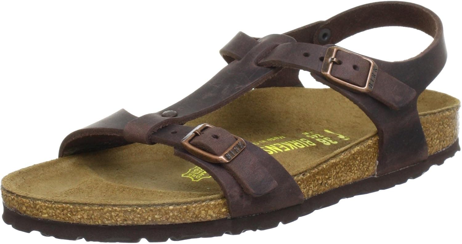 Birkenstock Odessa Habana Waxy Leather Sandals Narrow Width