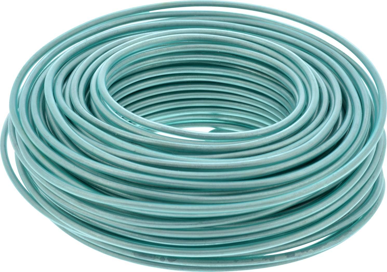 The Hillman Group 123115 18 Plastic Coated Wire, 1-Pack,Teal Plastic