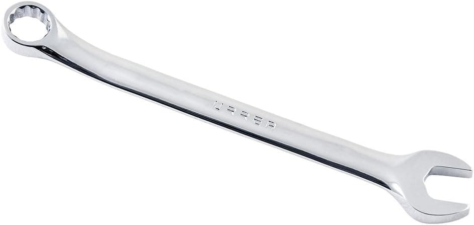 URREA Combination Wrench - 1-11/16" Full Polished 12-Point Dual Wrench with 30° Box End Recover Angle & 15° Open End Recovery Angle - 1254