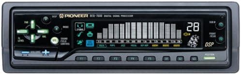 Pioneer DEQ-7600 DIN Digital Signal Processor and 15-Band Digital Graphic Equalizer