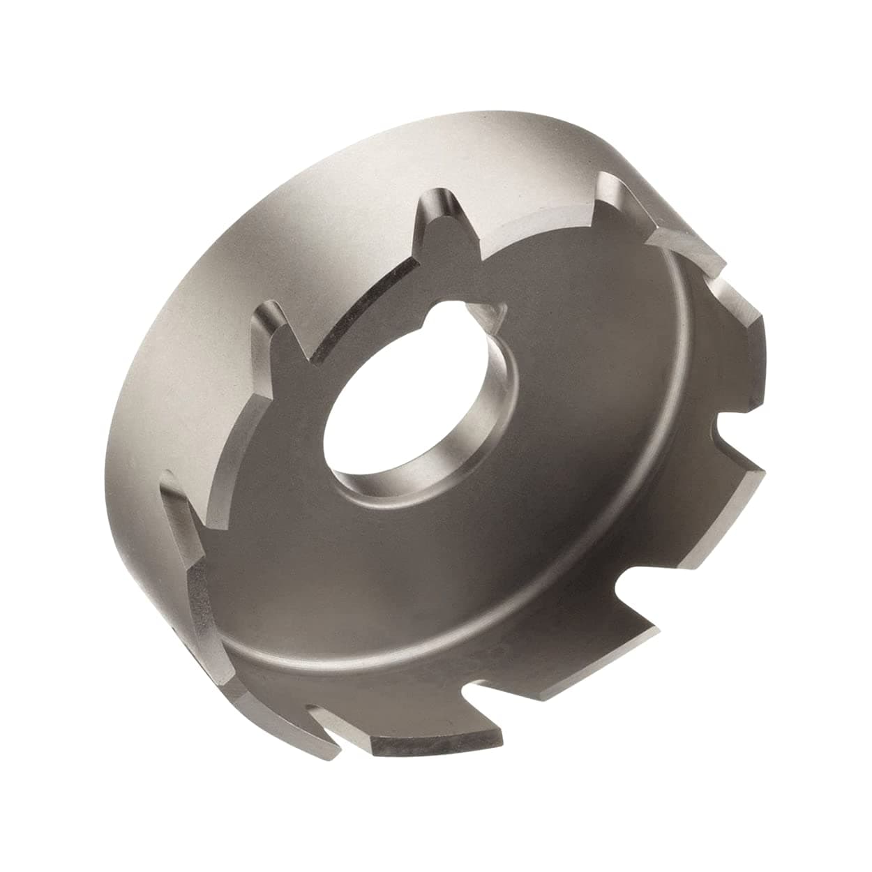 Jancy Slugger High Speed Steel Sheet Metal Cutter, Uncoated (Bright) Finish, Key Driven Shank, 1/4" Depth, 1" Diameter
