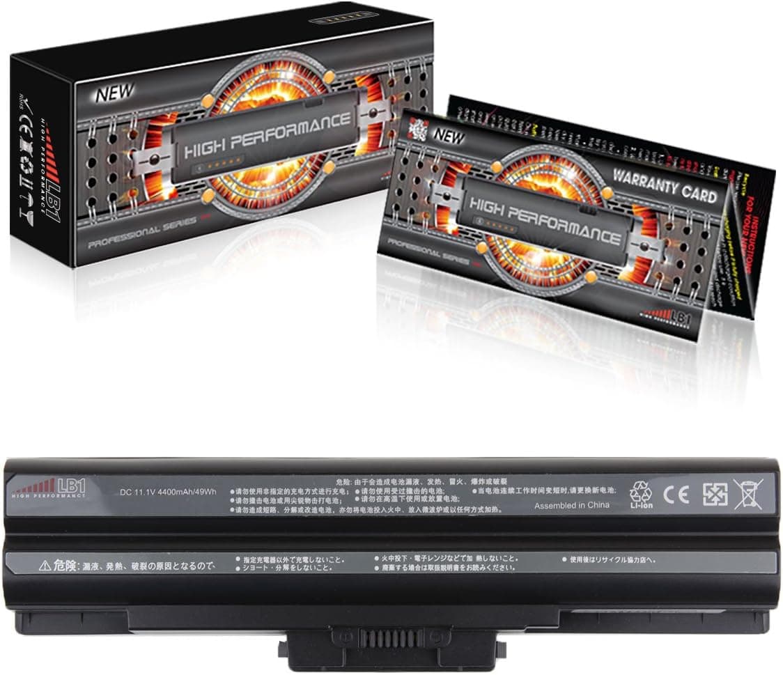 LB1 High Performance Battery for Sony Vaio VGN-CS VGN-CS2 VGN-CS260 Fits: VGP-BPS13B/B VGP-BPS13B/Q