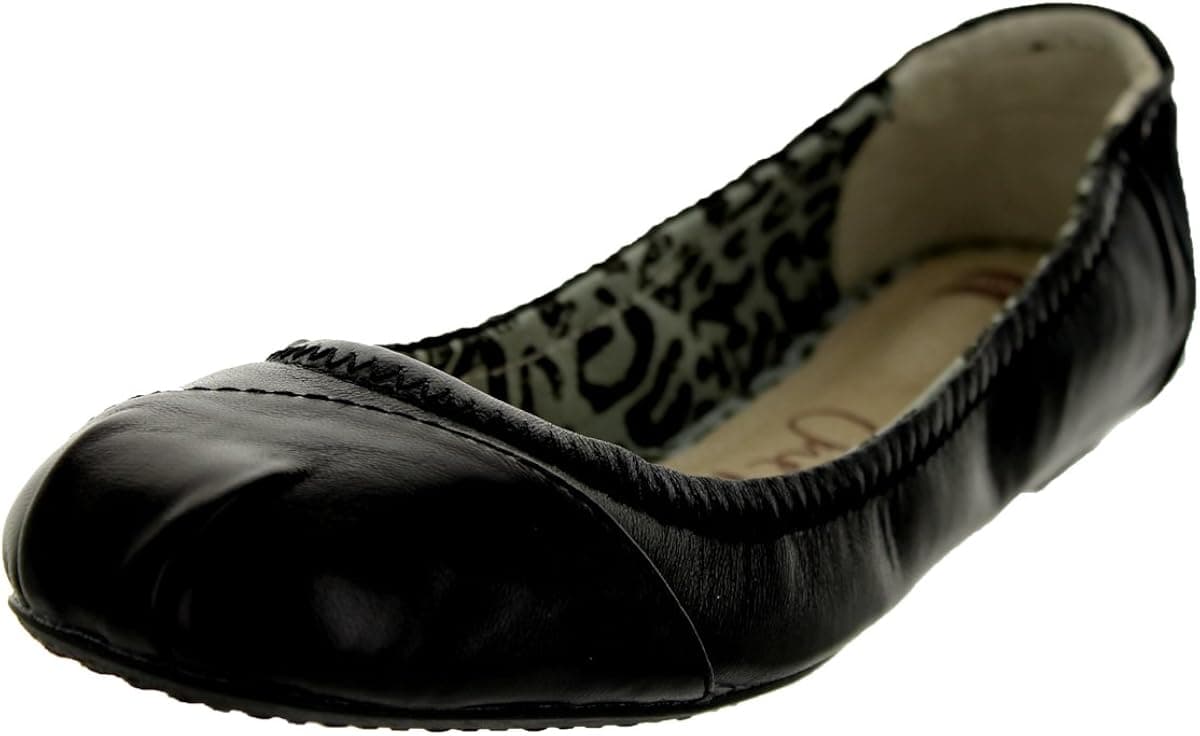 TOMS Womens Ballet Flat Black Camila 023015B13-Bkcam