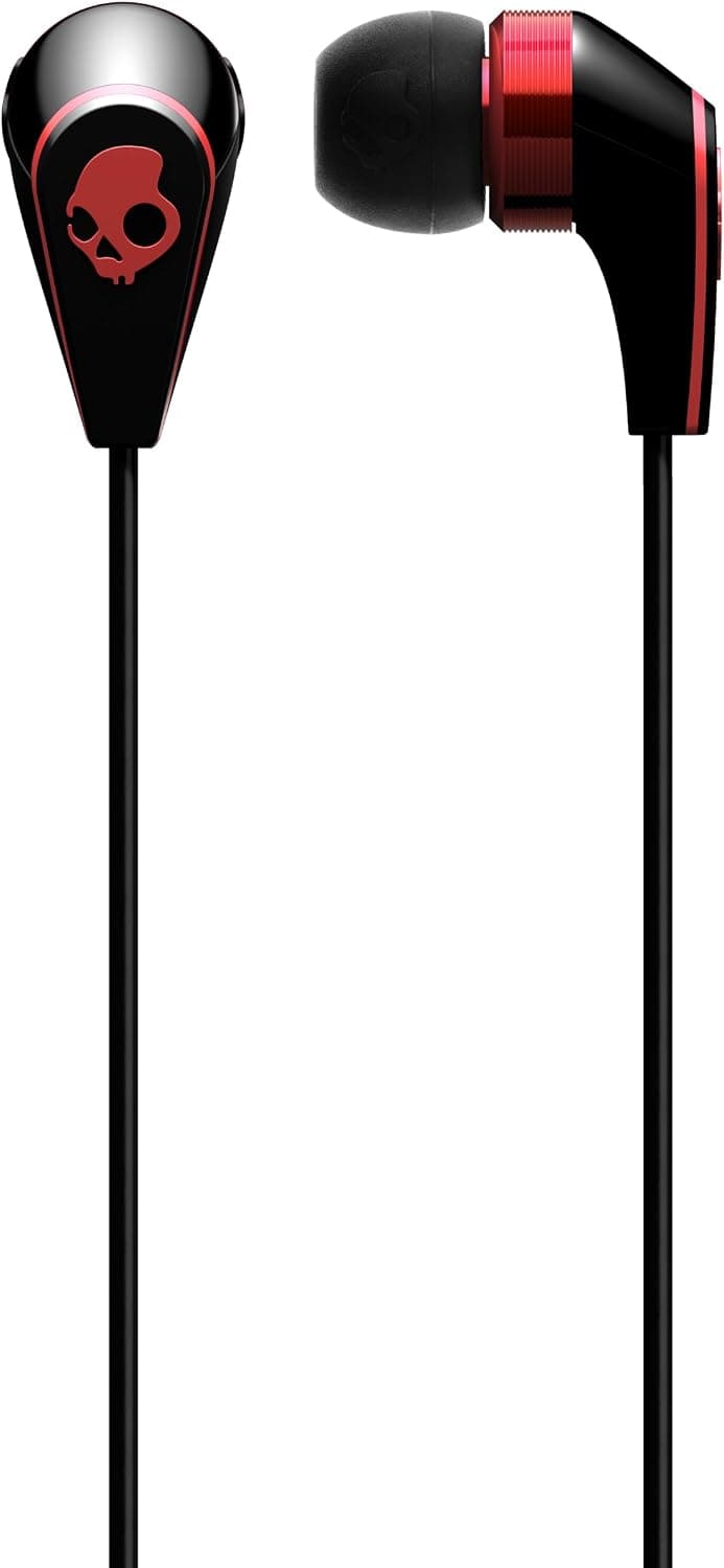 SkullCandy 2011 50/50 Earbuds (Black-Red) (Discontinued by Manufacturer)