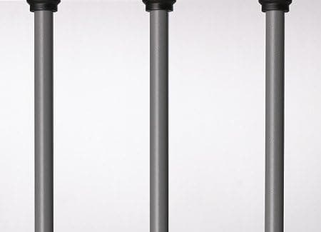 Deckorators Aluminum 26" Balusters - Matte Gray- 10 Pack (Deckorators 183837)