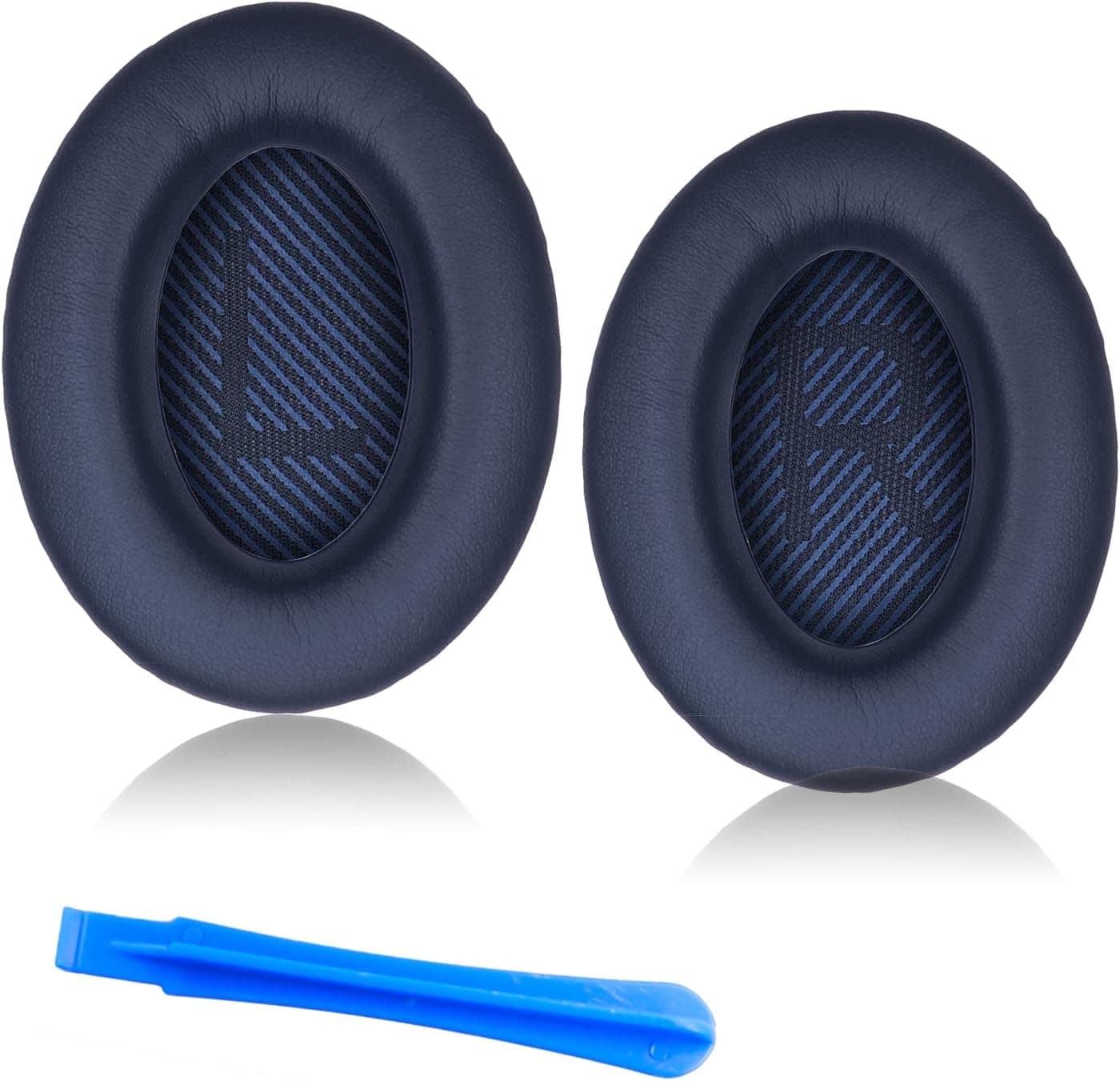 Professional Replacement Ear Pads for Bose QuietComfort 35 (QC35) & QuietComfort 35ii (QC35ii),Premium Headphones Earpads Cushions with Softer Leather and Memory Foam, Midnight Blue