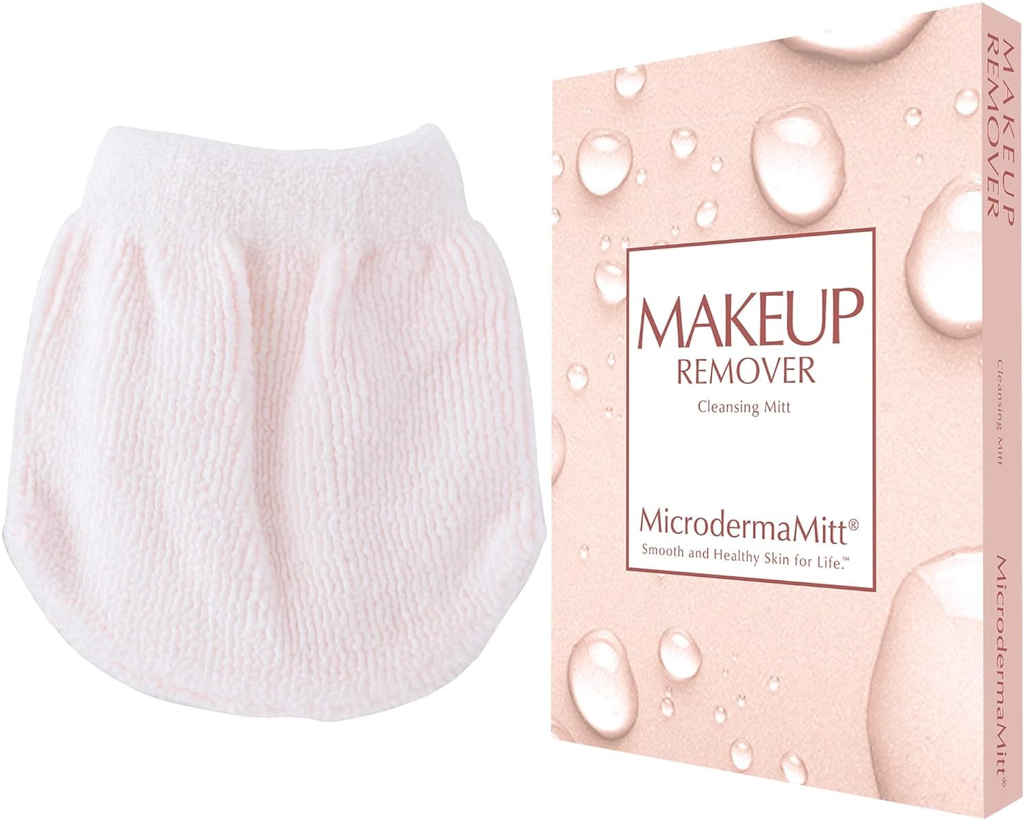 Microdermamitt Makeup Remover Turkish Facial Cleansing Cloth, Erase All Makeup With Just Water, Including Waterproof Mascara, Eyeliner, Foundation, Lipstick and More, Gentle, Dye and Chemical Free