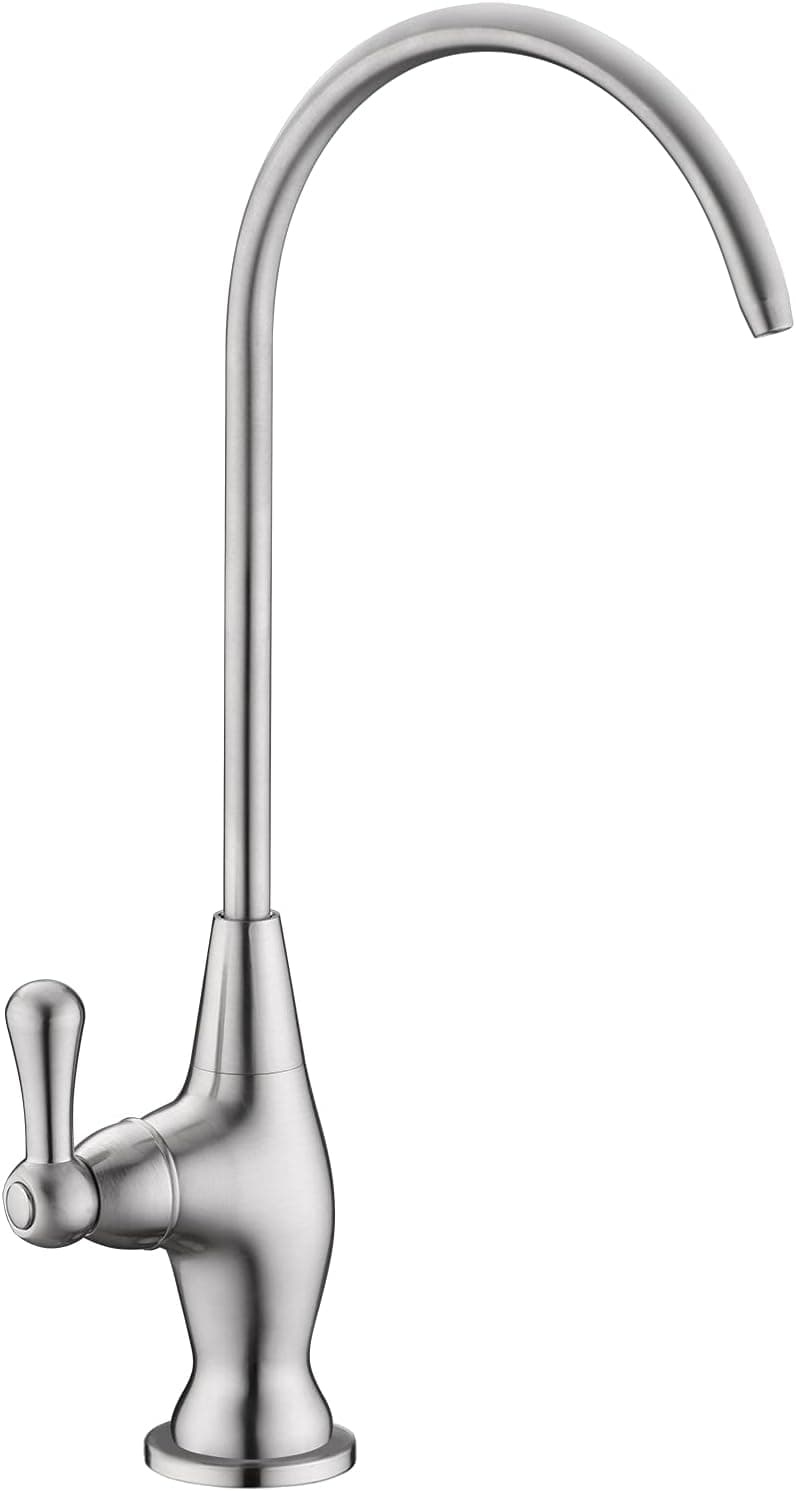 Drinking Water Faucet,Water Filtration Faucet,Drinking Water Purifier Faucet, Kitchen Water Filter Faucet, Brushed Nickel, Stainless Steel, PAKING PB2003