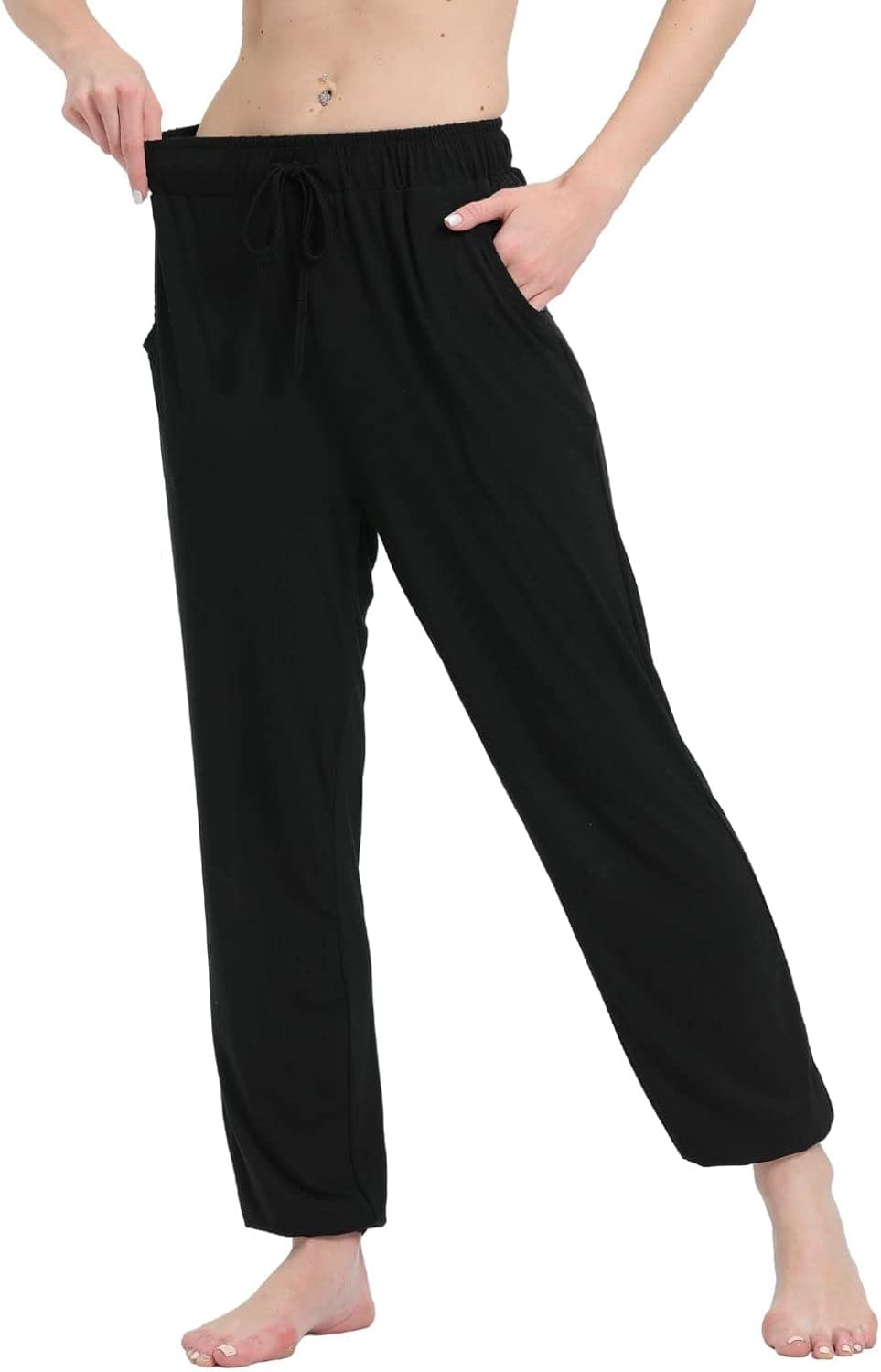 GELIYIYUE Women's Casual Pajama Pants Sleep Pants Soft Modal Lounge Bottoms