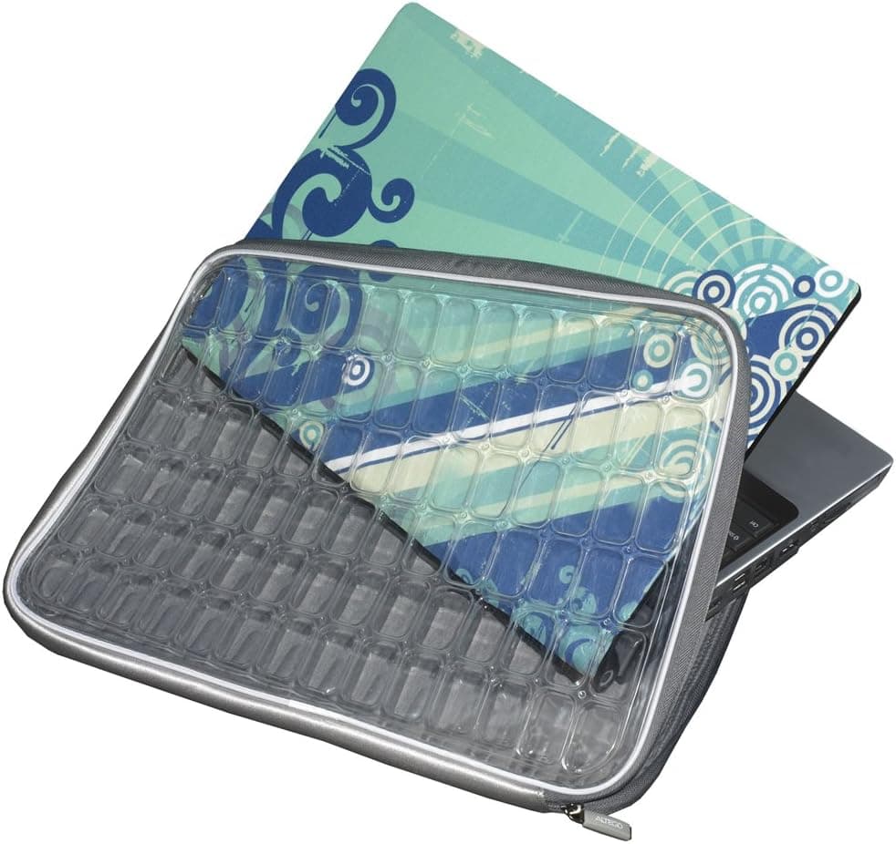 Altego 15.6-Inch Clear Laptop Sleeve, Platinum (36022)