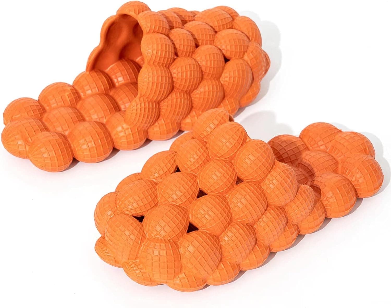 Mukinrch Massage Bubble Slides Slippers for Women Men, Funny Lychee Non-slip Spa Slippers,Gym House Slippers Shower Bedroom Slippers, Soft Pillow Stress Relief Slide,Reflexology Sandals for Ladies…