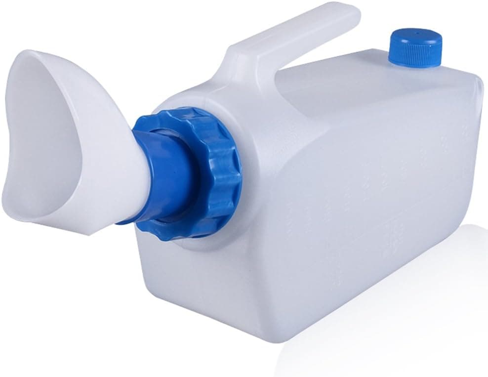 Urinals for Women Men's Urine Bottle Portable Plastic Urinal for Elderly Ladies Female Urinal Unisex Collector Urinal System