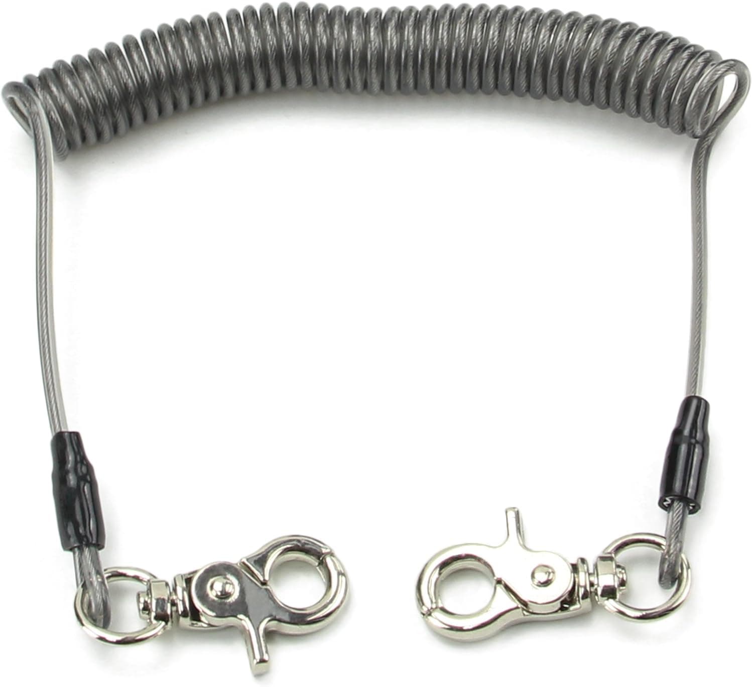 Booms T1 Fishing Tool Lanyard, Heavy Duty Coil Lanyard,79 inch Max
