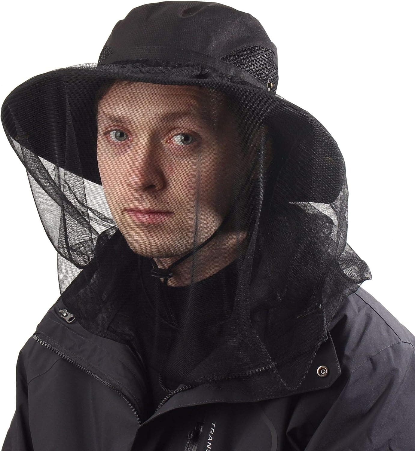 CAMOLAND Sun Hat w/Removable Mosquito Head Net for Outdoors UV Protective