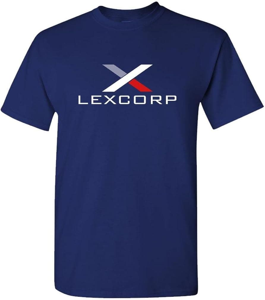 LEXCORP - Evil mad Scientist Villain - Mens Cotton T-Shirt