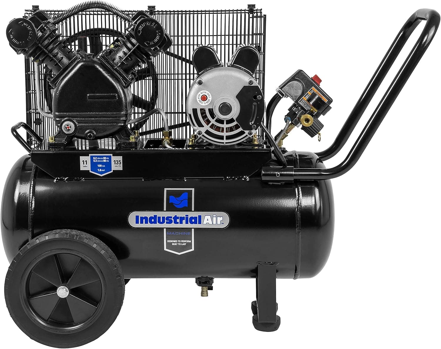 11 gallon 1.6 Hp 135 Psi Air Compressor - IPC16811N66