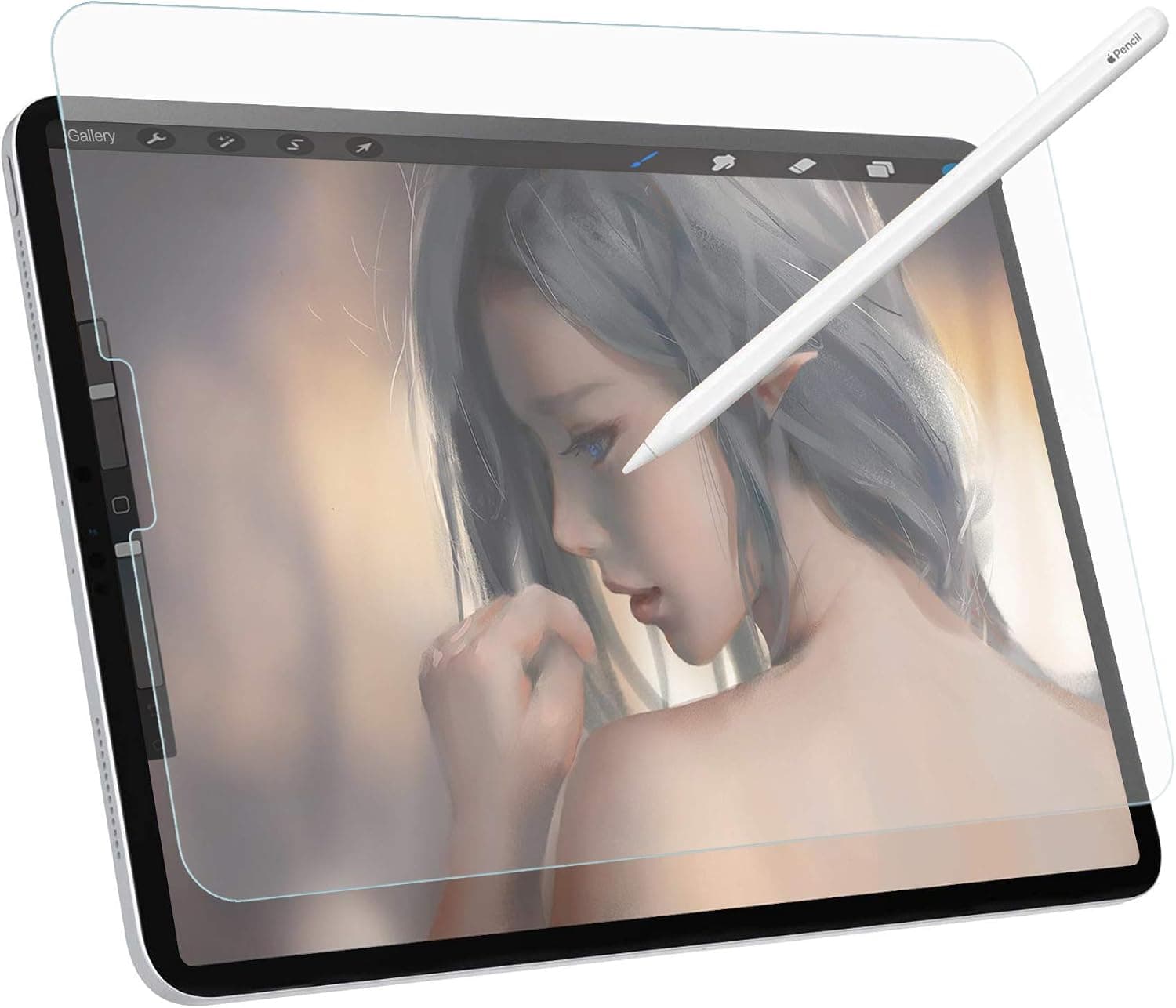 BENKS Paperfeel Screen Protector for iPad 8th 10.2 (2020)/ iPad Air 3 (2019) / iPad Pro 10.5 inch, iPad 7th 10.2 Matte PET Film for Drawing Anti Glare, Compatible with Apple Pencil