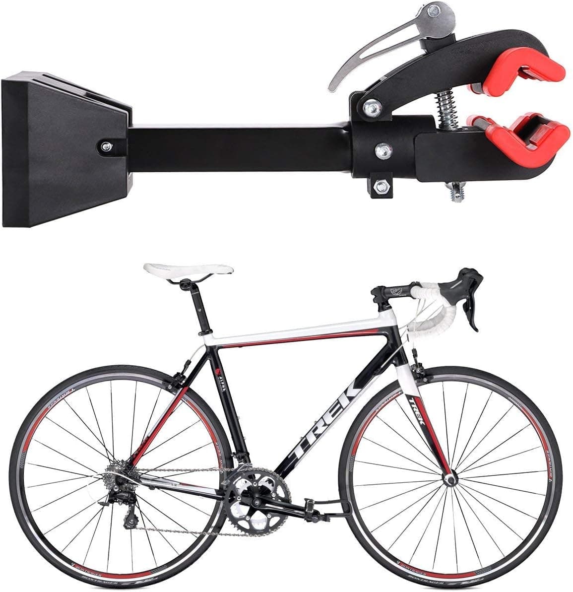 Gharpbik Workstands Bike Repair Stand Tool-Bike Wall Mount Bicycle Stand with Quick Release Adjustment Clamp Bicycle Stand Wall Mounted Foldable Maintenance for Garage or Home(Model:TQXL-06-I