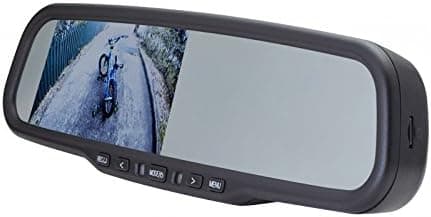 EchoMaster Universal Rearview Mirror Replacement with 4.3" Monitor & DVR Mirror Image Camera, (MM-4320-DVR)