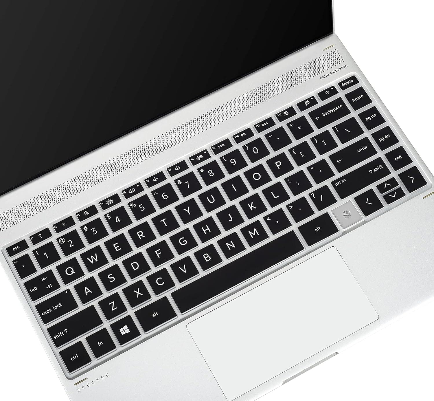 Keyboard Cover for 13.3" HP Envy 13 13-ba0010nr,HP Envy x360 2-in-1 Laptop with Fingerprint Reader 13t 13z 13m 13-ba 13-bd 13-ay Series 13t-ba000 13z-ay000 13m-bd0023dx 13-ba0085nr 13-ay0008na-Black