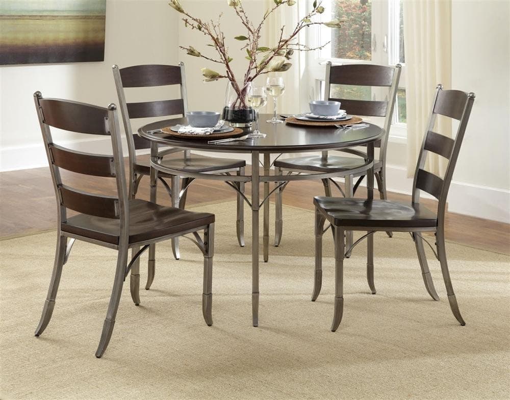 Home Style Bordeaux 5-Piece Dining Set, Espresso Finish