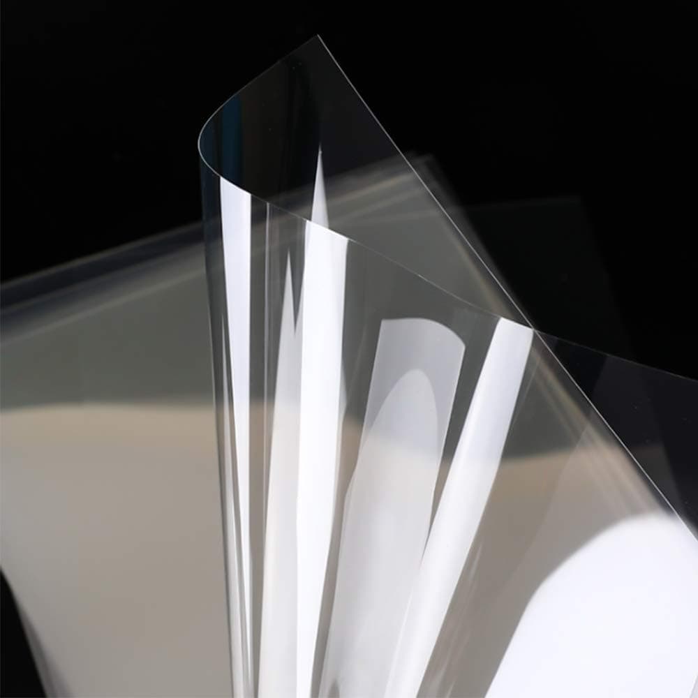 30 Sheets Transparency Film for Inkjet Printer Transparency Paper Transparent Inkjet Printing Film Paper Clear Printable Film Paperfor Overhead Projector Silk Screen Printing