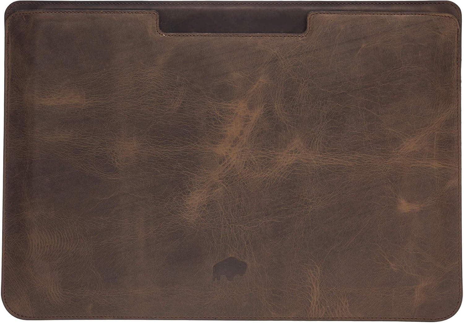 Burkley Case Premium Genuine Leather Handcrafted Sleeve for Apple MacBook Air 13 " / MacBook Pro 13" ( All 13 inch Laptops ) ( Distressed Antique Coffee )