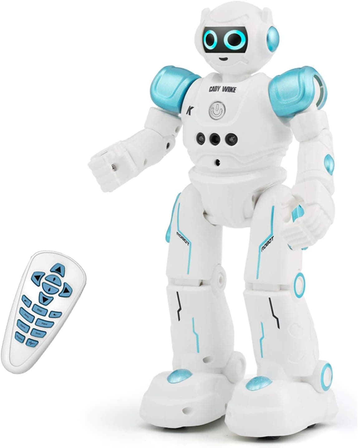 Threeking Robots Gifts for 8+ Years Old Kids RC Robot Toys Programmable Smart Sensing Music Robot Toy Birthday Gift Present Indoor Toys - Touch Version