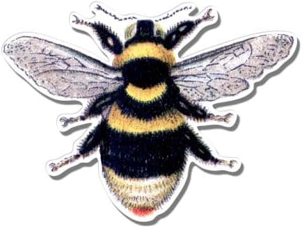 GT Graphics Vintage Style Bumble Bee - Vinyl Sticker Waterproof Decal