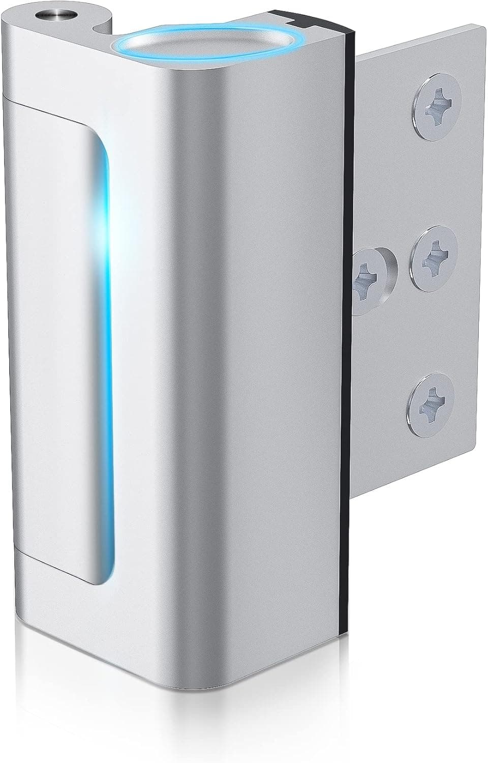 Door Reinforcement Lock Withstands 800lbs of Force - Silver Extra Door Lock with 8 Screws Prevents Unauthorized Entry,Add a Door Security Lock for Home Safety & Privacy2