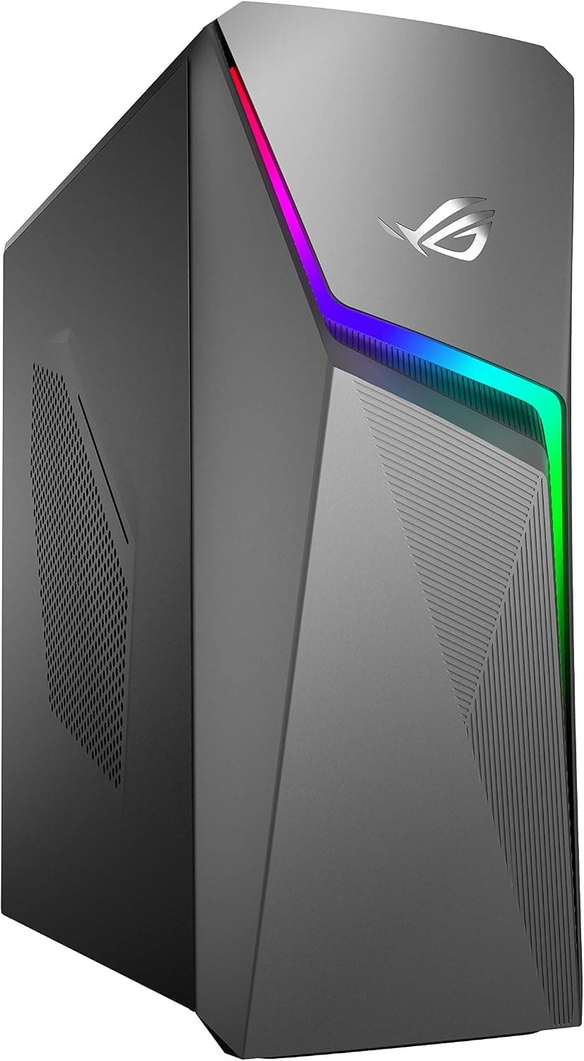 ROG Strix GL10CS Gaming Desktop PC, Intel Core i7-9700K, GeForce GTX 1660 Ti, 16GB DDR4 RAM, 512GB SSD + 1TB 7200RPM HDD, Wi-Fi 5, Windows 10 Home, GL10CS-DB762