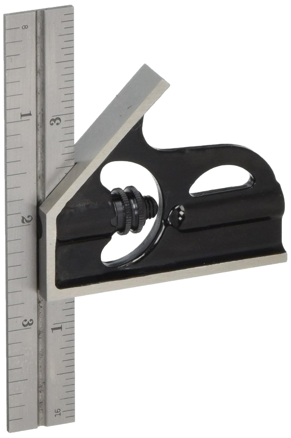 STARRETT 2 Piece Combination Square Set - Model: 33H-4-4R Blade Length: 4" Protractor Head Type: Reversible Graduation: 4R-8ths, 16ths, Quick Reading 32nds and 64ths. Type of Reading: Inch