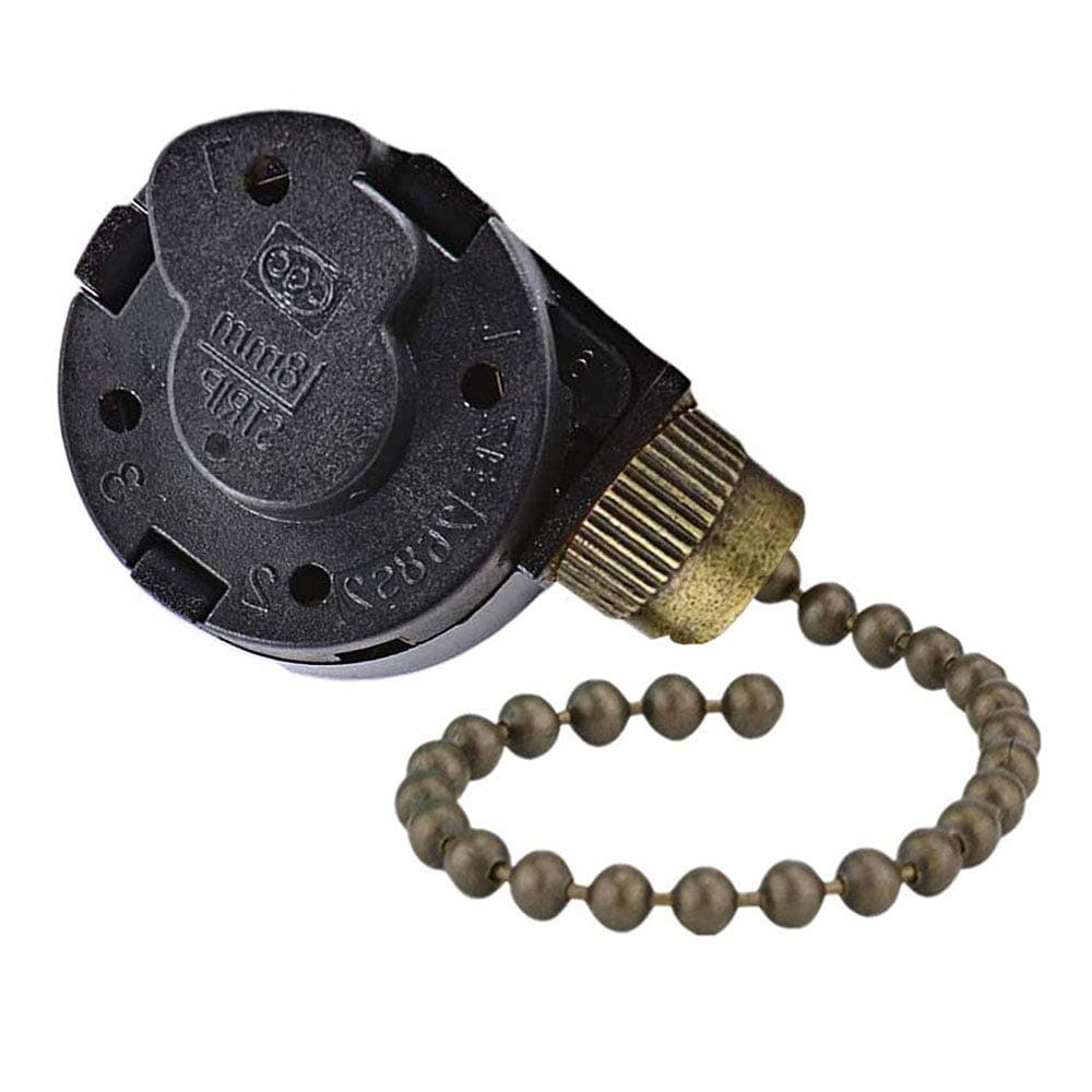 Hunter Zing Ear ZE-268S2 3 Speed Ceiling Fan Switch, Pull, Bronze, Size No Size