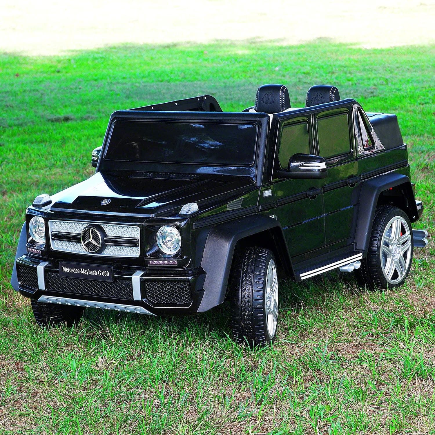 Moderno Kids Mercedes Maybach G650 12V Power Children Ride-On Car Truck with R/C Parental Remote + EVA Foam Rubber Wheels + Leather Seat + MP3 USB Music Player + LED Lights