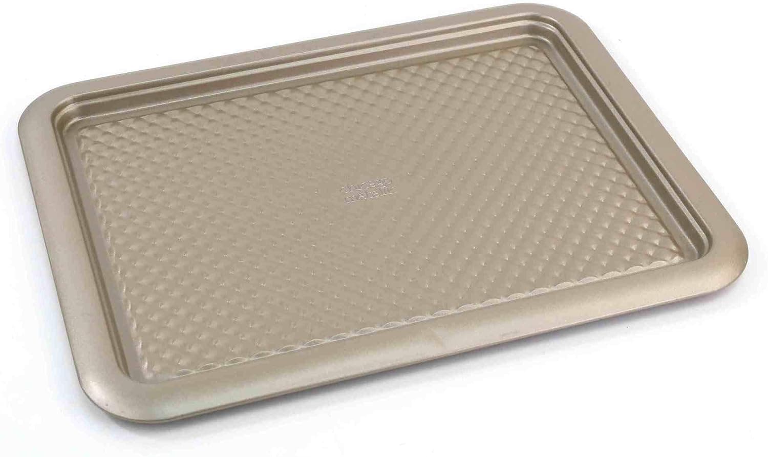 Chicago Metallic Arch Textured Non-Stick Large Cookie Baking Sheet, 11.5" x 17", Champagne