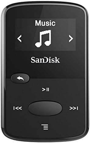 SanDisk 8GB Clip Jam MP3 Player Black SDMX26-008G-G46K (Renewed)