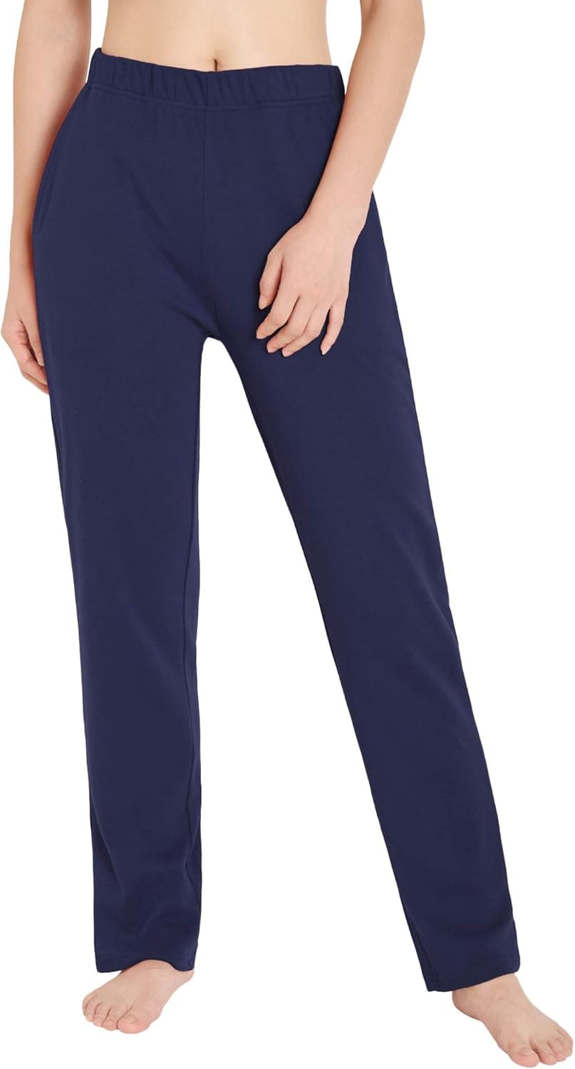Weintee Women's Cotton Sweatpants Knit Pants with Pockets