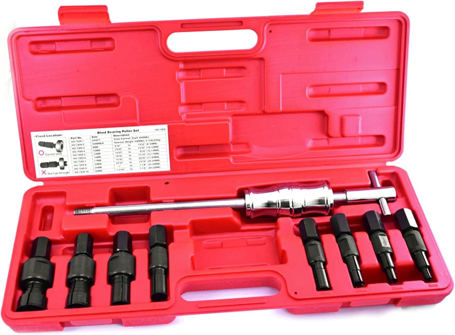 Enduro Universal Bearing Puller Set - 8-32mm