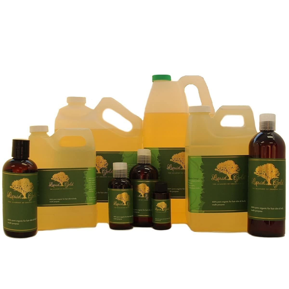 Liquid Gold Inc 1 Gal. Premium Soy Bean Oil Pure &Organic Skin Hair Nails Health Care
