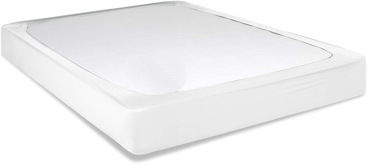 Leggett & Platt Sleep Plush + White Fabric Box Spring Cover, King
